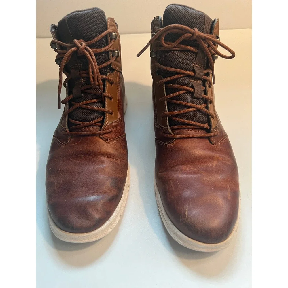 Timberland Graydon Leather Sneaker Boot Memory Foam Water‎ Resistant SZ 10.5